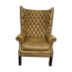 Armchair shepherdess chesterfield olive green