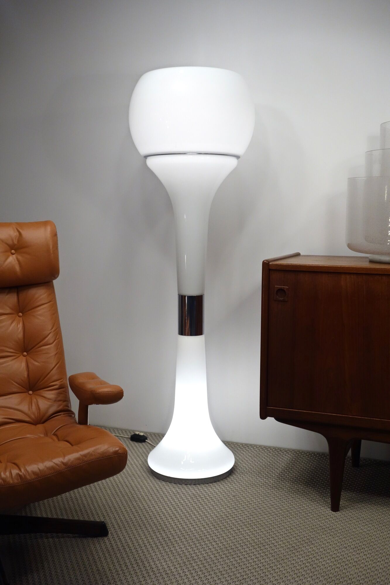 Floor lamp by Carlo Nason for Mazzega, Italy 1970's
