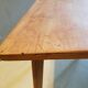 Scandinavian table with compass feet