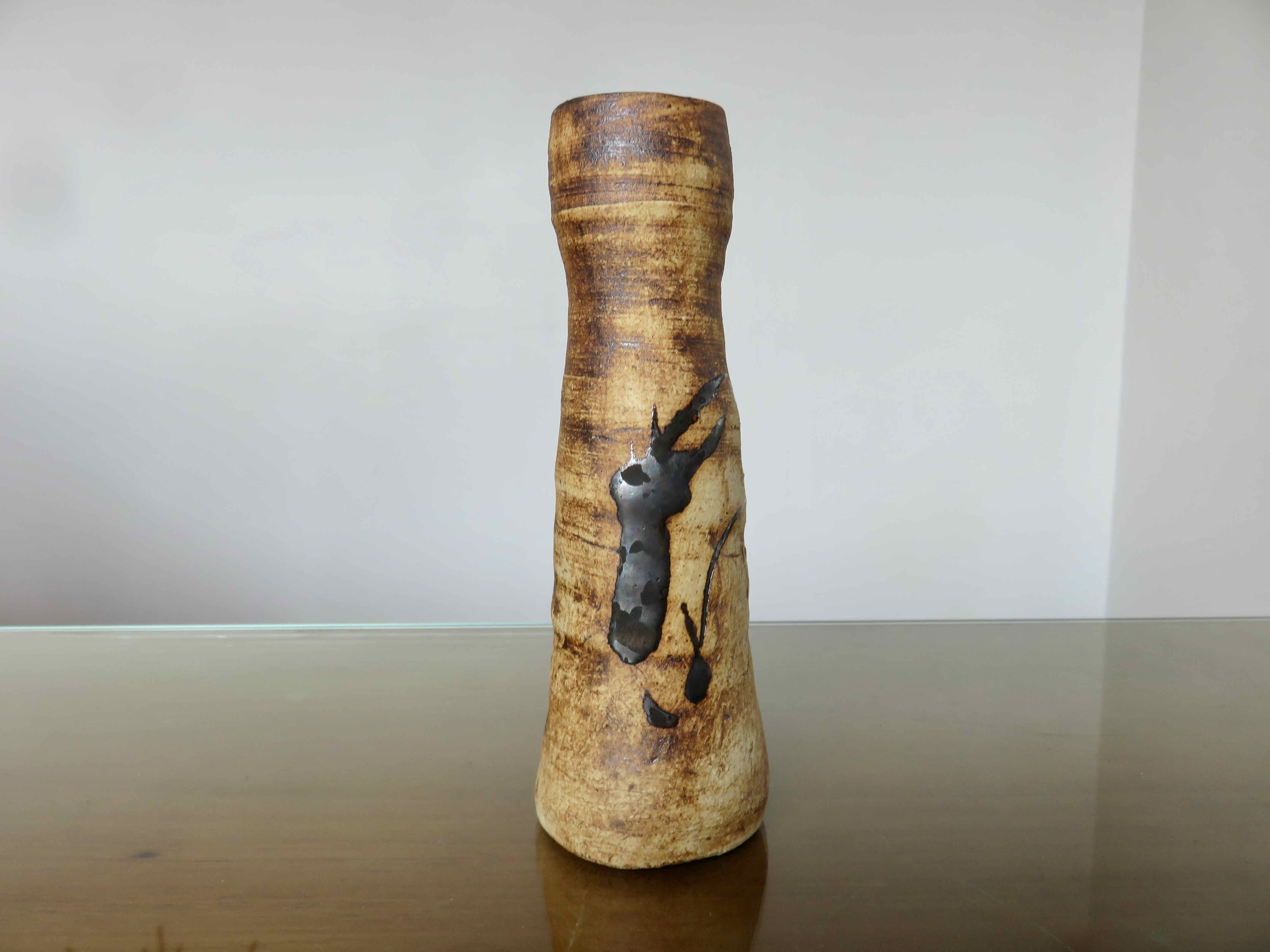 Sandstone vase, Pottery of the Colombier, 50s 60s