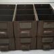 set of 6 industrial drawer lockers