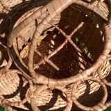 Rattan bottle holder