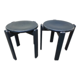 Pair of wooden stools