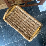 Rattan magazine holder