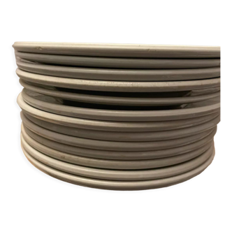 White porcelain plates