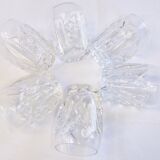 Bohemian crystal liqueur service Baccarat st Louis carafe carafon glass decanter