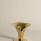 Art Deco Brass Calla Lily Candle Holder by Carl-Einar Borgström for Ystad-Metall