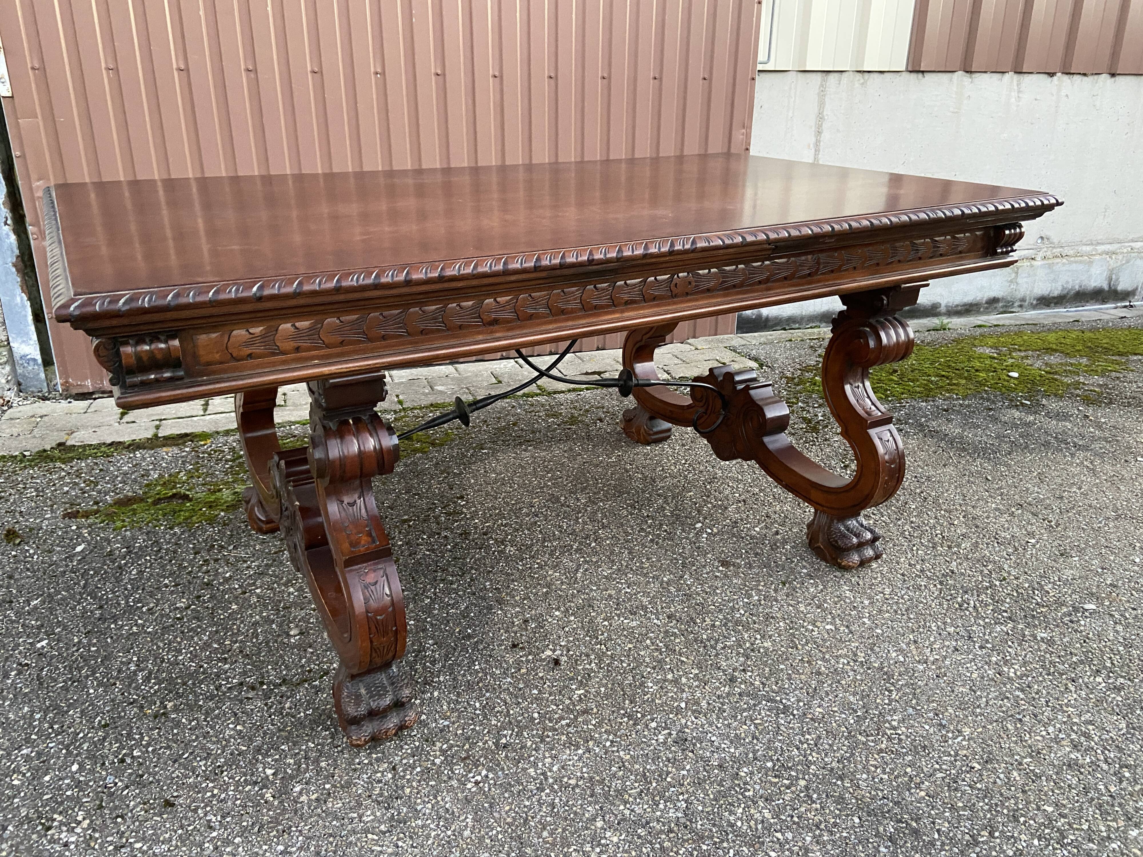large Spanish Renaissance dining table