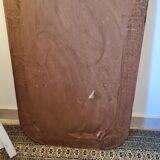 Rectangular mirror vintage wood 82 X 52 cm