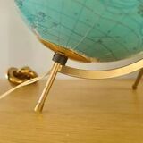 Taride luminous globe 1960 - glass world map