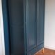 Armoire penderie scandinave bleu ganne