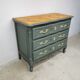 Vintage cherry wood commode refurbished