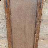 Ancien miroir Art déco en teck birman