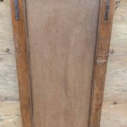 Antique Art Deco mirror in Burmese teak.