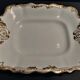English porcelain dish Copeland white and gold décor