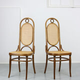 Paire de chaises à manger Thonet 207R vintage