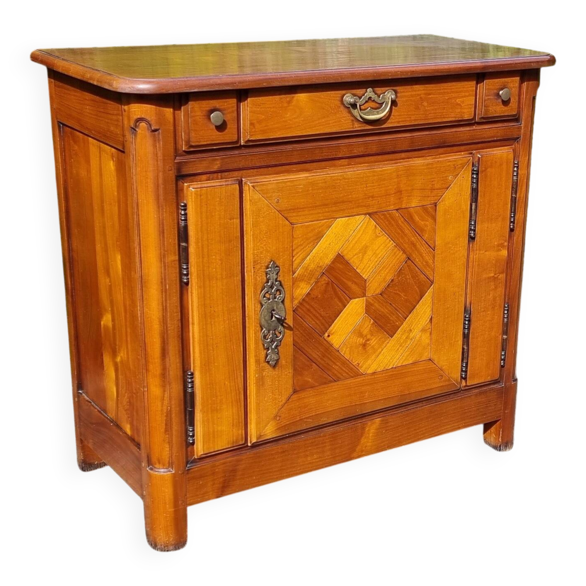 René Trotel Saint-Malo jam cupboard in solid cherry wood