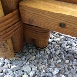 Rattan twin beds