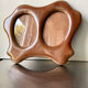 art nouveau  antique wooden double picture frame