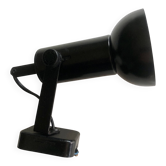 Black lacquered metal spotlight