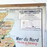 Carte Vidal Lablache Îles Britanniques