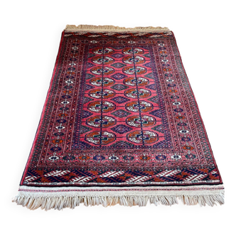 Handmade pure wool Bukhara rug