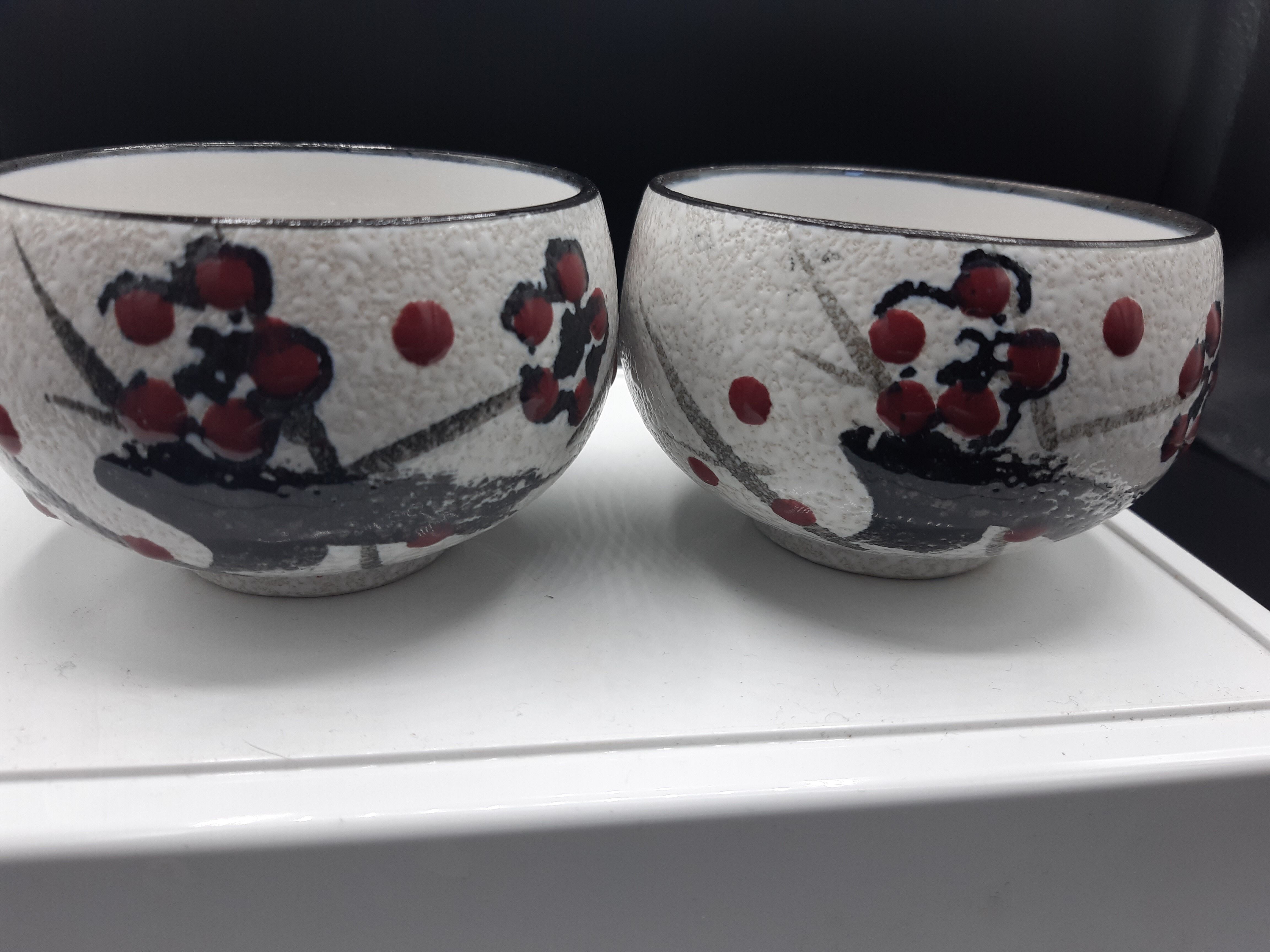 Teapot and 5 cups inspired by Japan