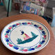 Assiette plate Henriot Quimper motif bretonne