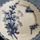 Lot of 7 plates, motiv flower and butterfly