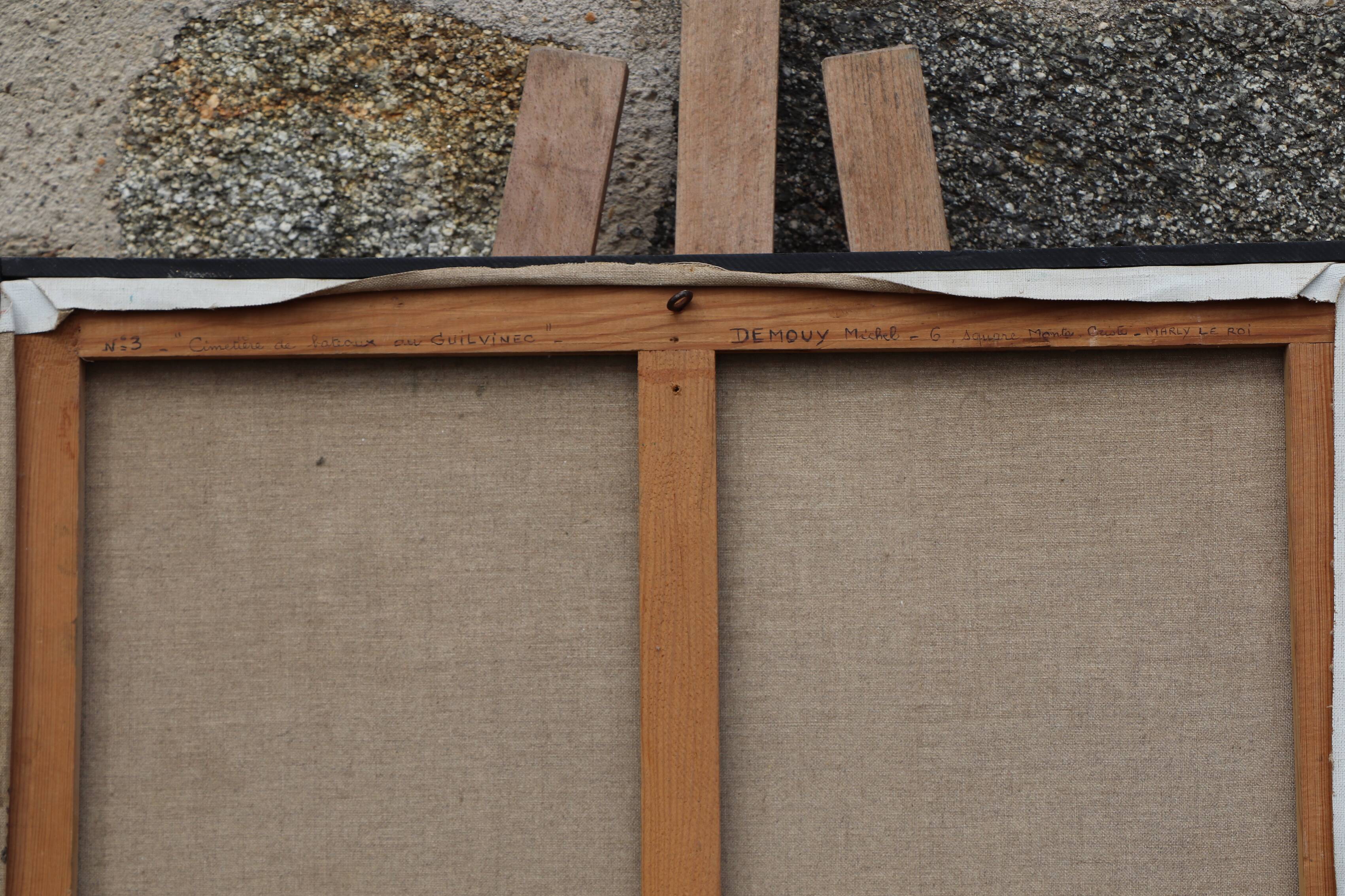 Table Bretagne Guilvinec, signed