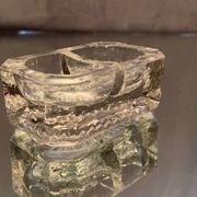 Double crystal salt dish