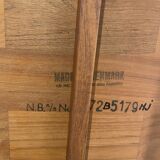 Solid teak coffee table by Niels Bach, Denmark 1960's