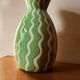 Almond green vase