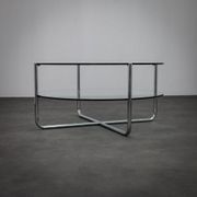 Table basse Bauhaus modèle 427 par Dutch Originals, années 1990.