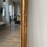 Miroir Louis Philippe ancien doré - 143x96cm