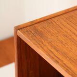 Wall-mounted bedside table with drawer, Scandinavian, 1960.