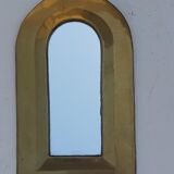 Set of 9 oriental brass mirrors