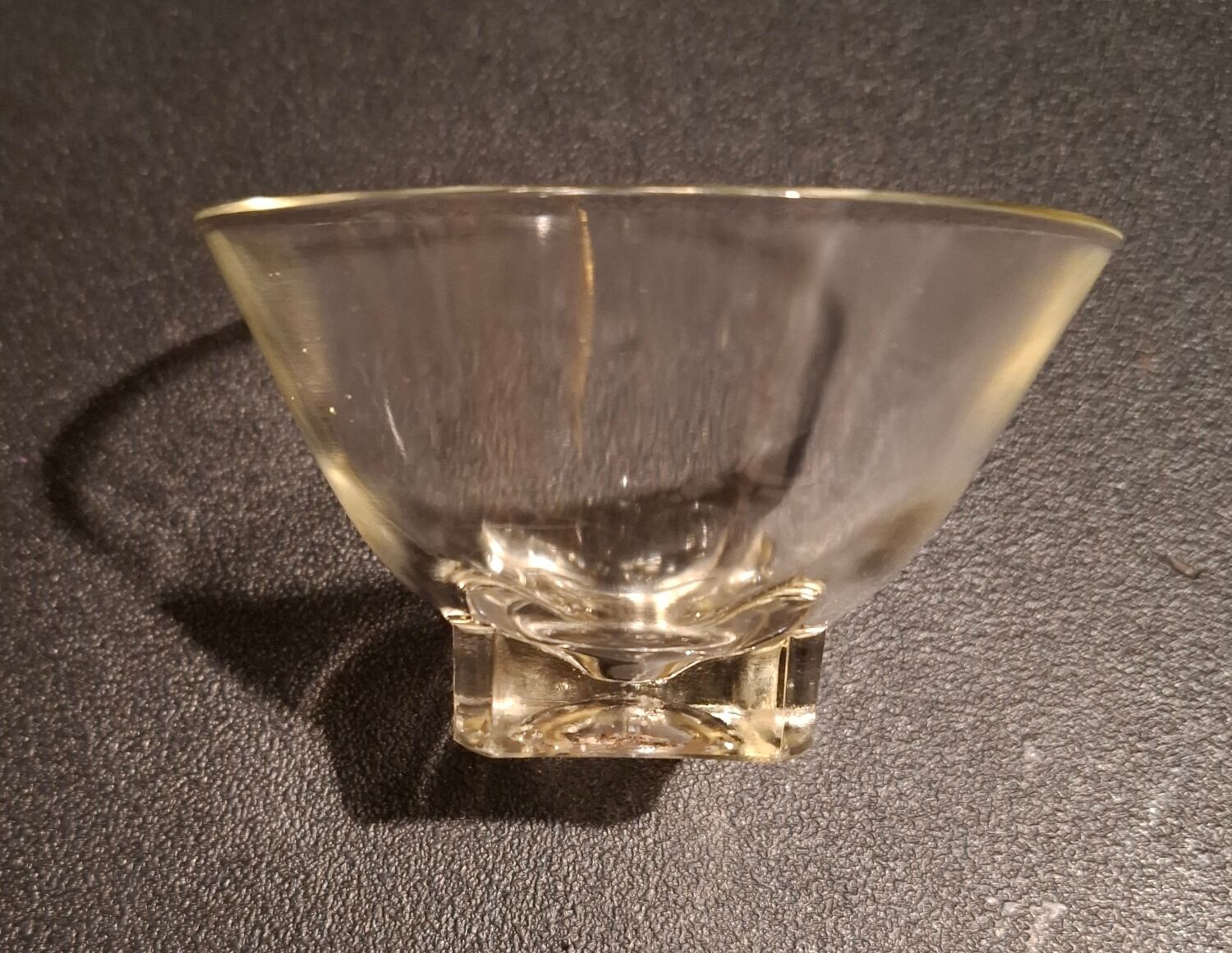 Crystal fruit bowl with 6 small bowls