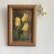 Oil and pine frame, England