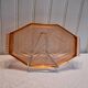 Art Deco style pink glass serving dish in very good condition.