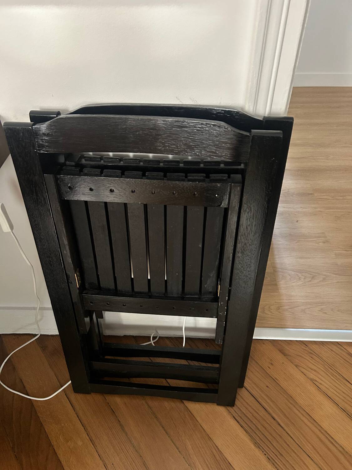 Set of 2 folding chairs in the style of Aldo Jacober.