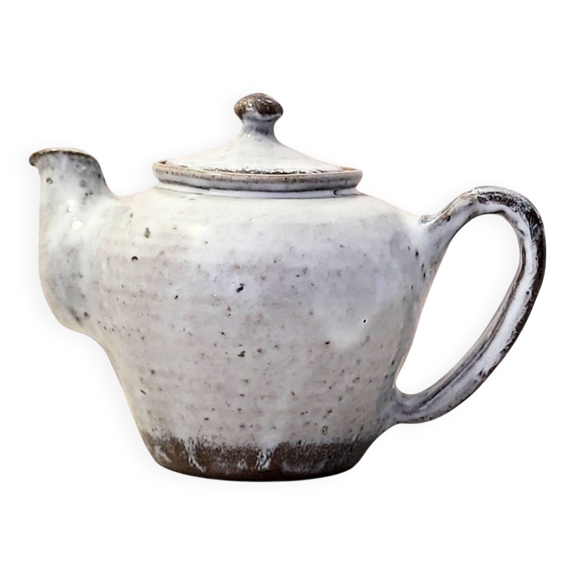 Handcrafted teapot in Berry stoneware, Vallée Noire pottery, 50cl