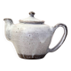 Handcrafted teapot in Berry stoneware, Vallée Noire pottery, 50cl