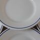 Set of 6 dessert plates Digoin Sarreguemines 60s
