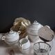 Théière, sucrier, pot à lait,confiturier