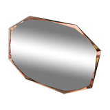 Art deco bevelled mirror  75x54cm