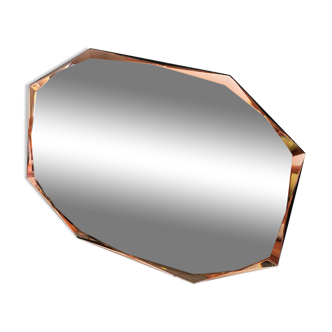 Miroir biseauté art déco 75x54cm