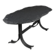 Coffee table with a stone top, France, circa 1960.