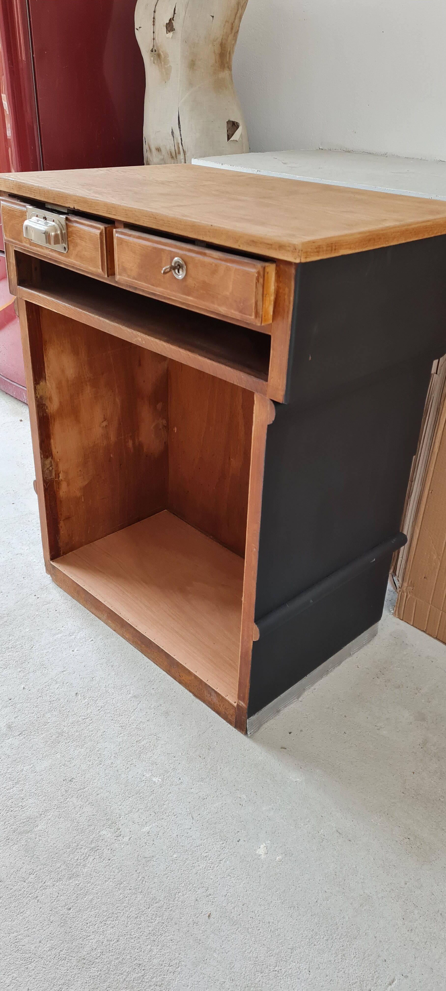 Former shop counter