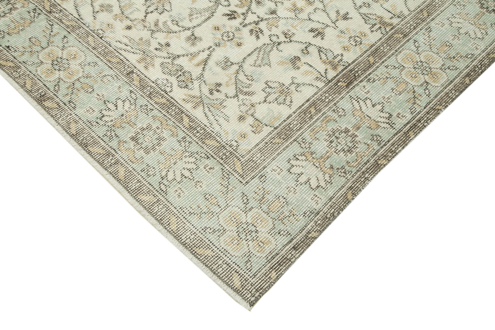 Handmade Unique Oriental Beige Carpet 183 cm x 295 cm - 38952